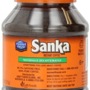 Sanka Decaf Instant Coffee (4 oz Jars, Pack of 6)