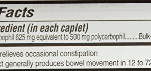 Equate Fiber Laxative Fiber Therapy For Regularity Caplets, 140-Count Bottle