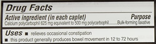 Equate Fiber Laxative Fiber Therapy For Regularity Caplets, 140-Count Bottle