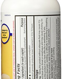 Equate Fiber Laxative Fiber Therapy For Regularity Caplets, 140-Count Bottle