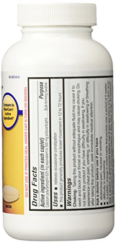 Equate Fiber Laxative Fiber Therapy For Regularity Caplets, 140-Count Bottle