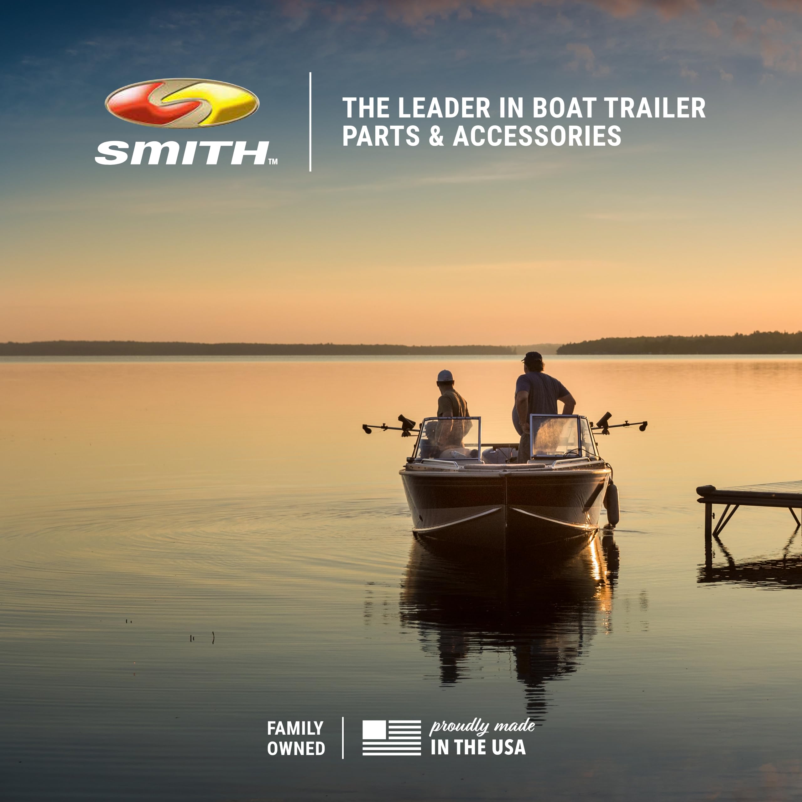 CE Smith - 27656A Post Guide-On LED Light Kit (PKGD) - Durable, LED Lights for Boat Trailers