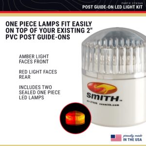 CE Smith - 27656A Post Guide-On LED Light Kit (PKGD) - Durable, LED Lights for Boat Trailers