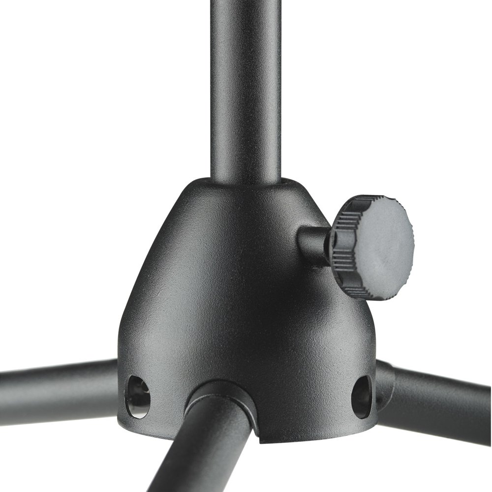 Stagg Tripod Boom Microphone Stand with Folding Legs - Black