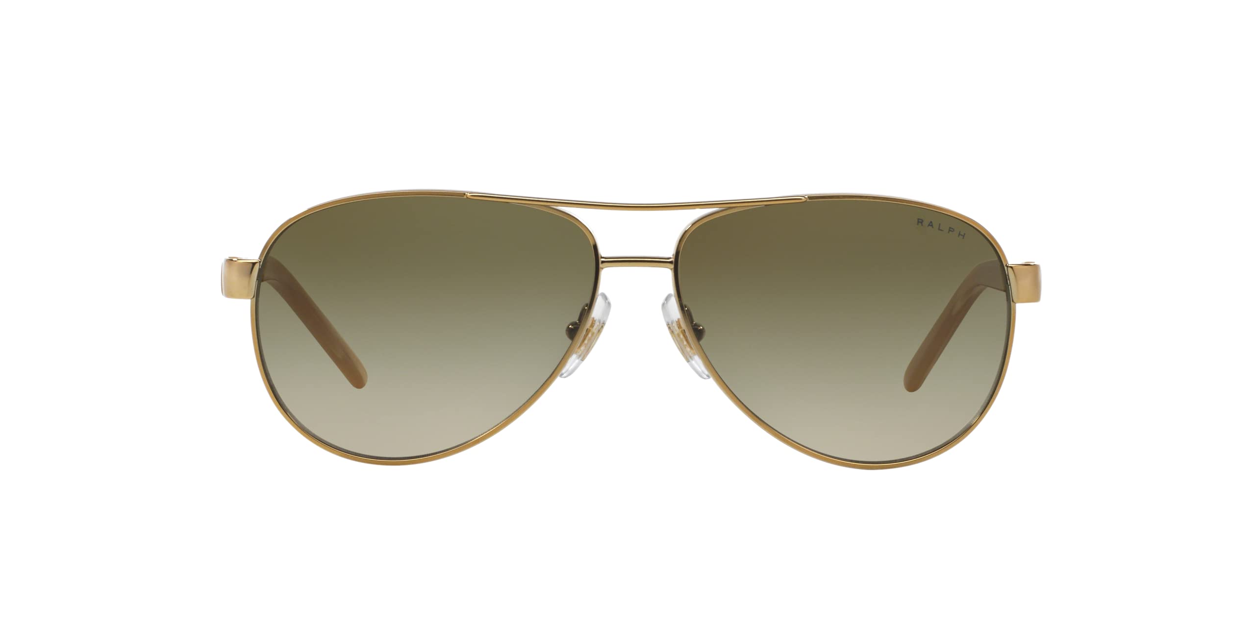 Ralph by Ralph Lauren RL-RA4004-101/13 Gold and Cream with Brown Gradient Lenses Women's Sunglasses