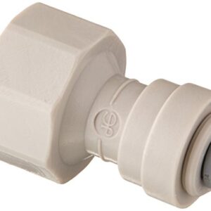 John Guest CI320814S Female Connector, 1/4" x 1/2" BSPP (Pack of 10)