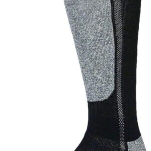 Hot Chillys Men's Premier Mid Volume Classic Sock - Black/Heather, Medium