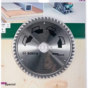 Bosch DIY Kreissägeblatt Special für verschiedene Materialien (Ø 190 mm, 54 Zähne)