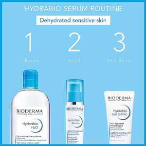 Bioderma Hydrabio Serum A Lightweight Face Serum with AQUAGENIUM™ Technology for Instant & Long-Lasting Hydration for Dehydrated & Sensitive Skin, Experience Comfortable, Supple & Radiant Skin.