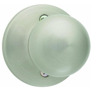 weiser lock gac101 y15 ms 6lr1 yukon passage knob, satin nickel