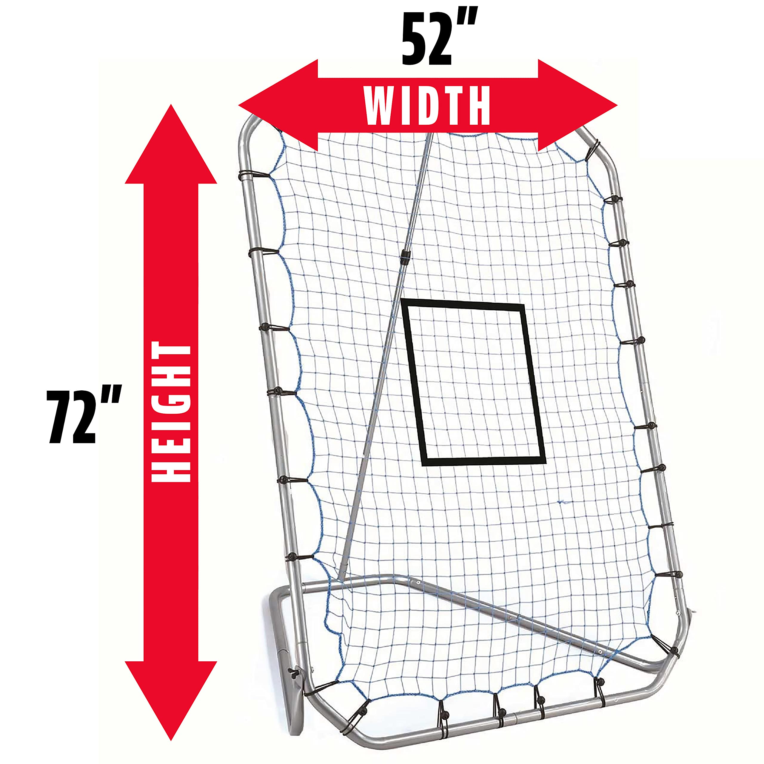 Franklin Sports Baseball Rebounder Net - Baseball Pitchback Net + Throwing Trainer - All Angle Bounce Back Net - Multi-Position Fielding + Throwing Aid