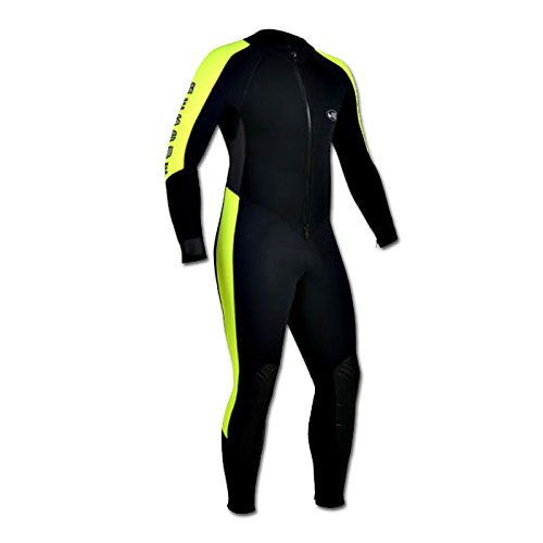 NRS Rescue Neoprene Kayak Wetsuit-Black/Yellow-XXL