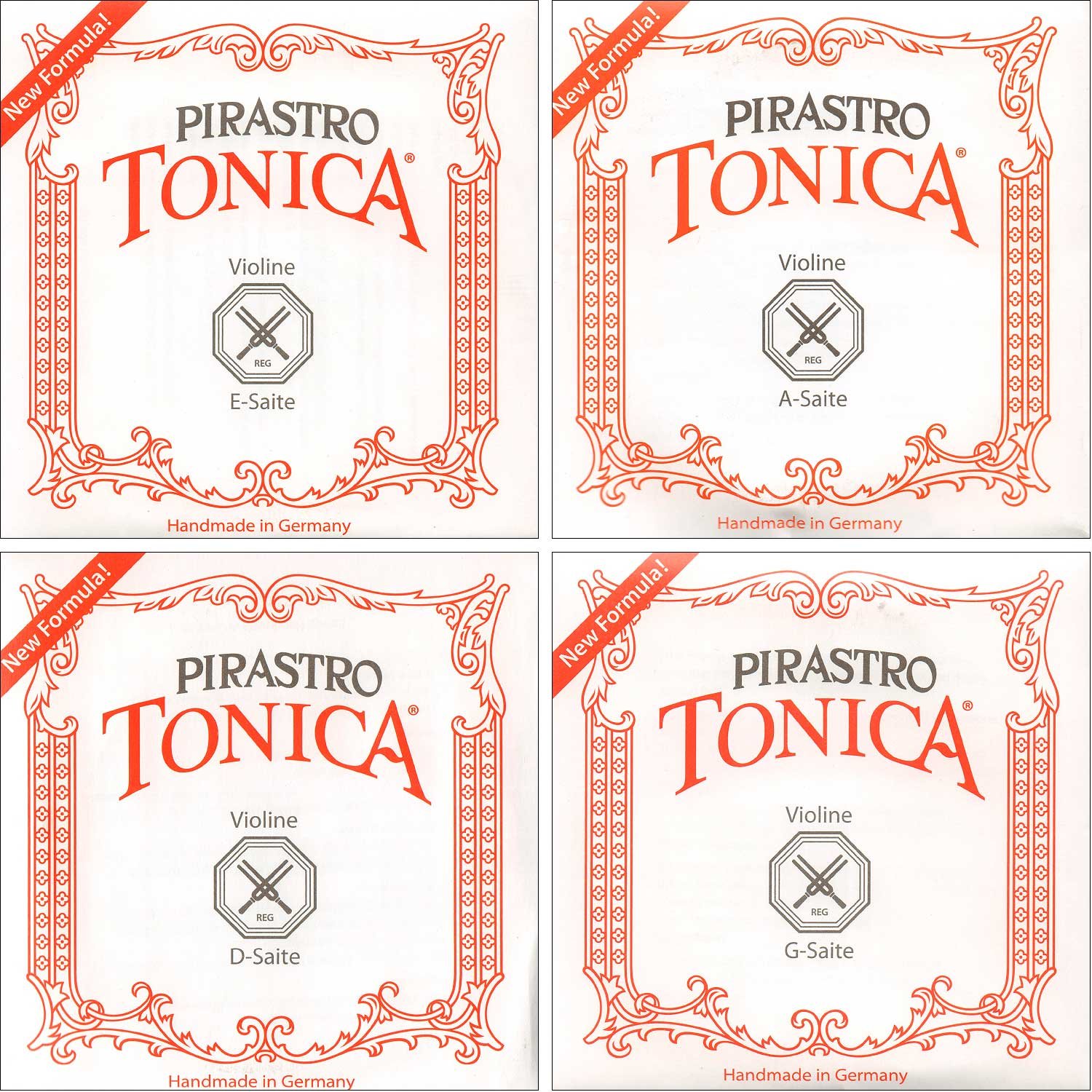 Pirastro Tonica Violin Set 1/2 + 3/4