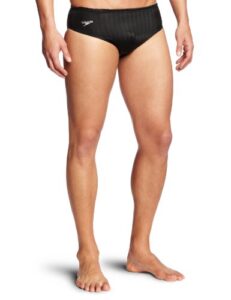 speedo men's swimsuit brief aquablade adult,speedo black,32