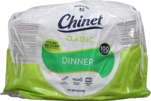 Chinet 10 3/8 Dinner Plate 100-count Box