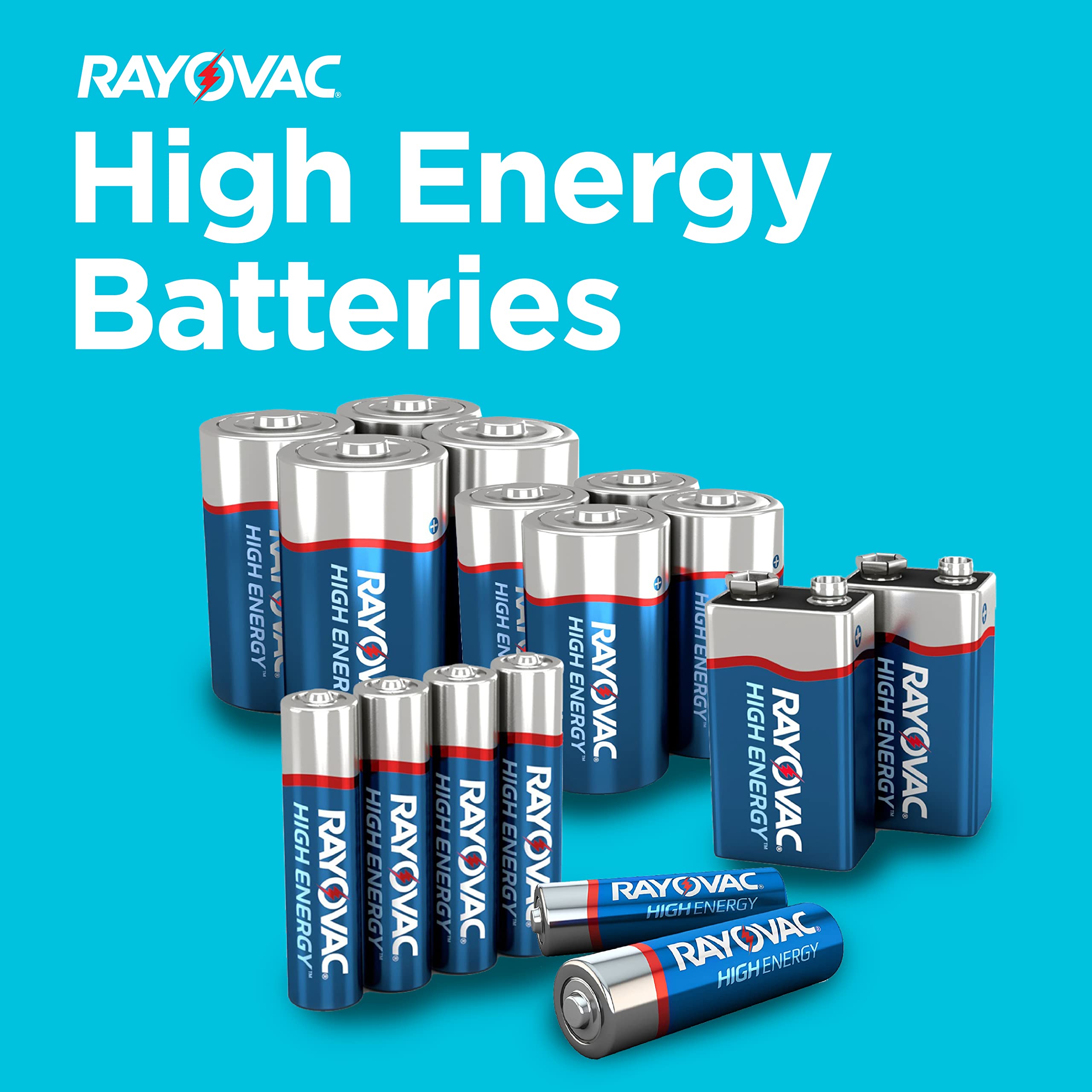 Rayovac AA Batteries, Double A Battery Alkaline, 30 Count