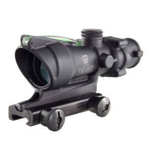 Trijicon ACOG 4 X 32 Scope Dual Illuminated Horseshoe Dot .223 Ballistic Reticle, Green