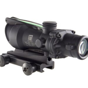 Trijicon ACOG 4 X 32 Scope Dual Illuminated Horseshoe Dot .223 Ballistic Reticle, Green