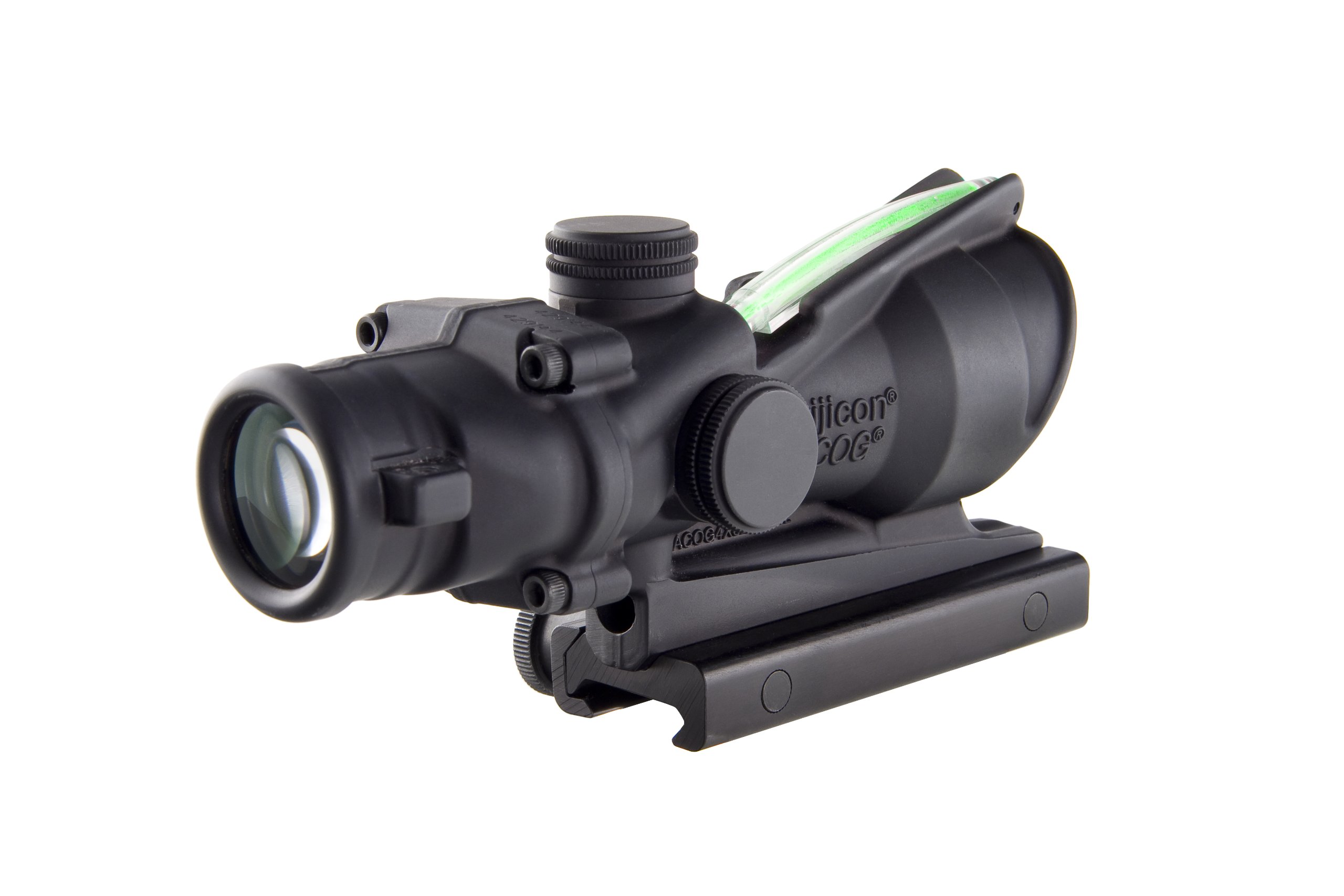 Trijicon ACOG 4 X 32 Scope Dual Illuminated Horseshoe Dot .223 Ballistic Reticle, Green