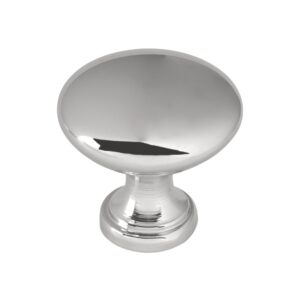 brainerd p11747v-pc-c 1-1/4 garrett cabinet hardware knob, polished chrome