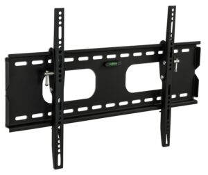 mount-it low-profile tilting tv wall mount bracket for 32-60 inch lcd, led, oled, 4k or plasma flat screen tvs - 175 lbs capacity, 1.5 inch profile, max vesa 600x400 (mi-318b), black, 60