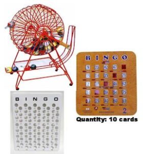 colorful professional ping pong bingo set