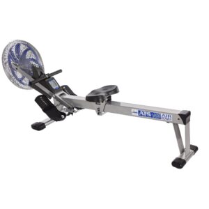 stamina elite ats air rower - smart workout app, no subscription required - upgraded foldable rowing machine - lcd monitor