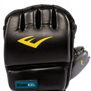 Everlast Evergel Durable Wristwrap Heavy Bag Synthetic Leather Boxing Gloves for MMA Fighters, Boxers, and Fitness Enthusiasts, Black, Small/Medium