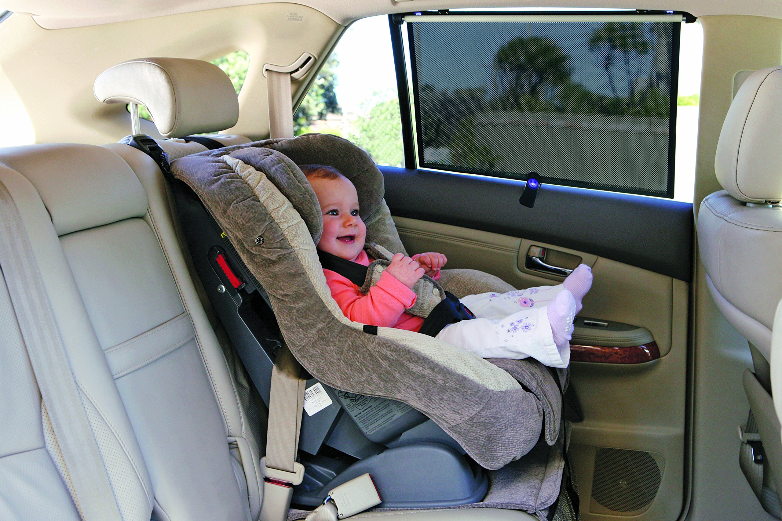 Dreambaby Extra Wide Car Window Shade, Black, 2 Pack