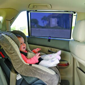 Dreambaby Extra Wide Car Window Shade, Black, 2 Pack