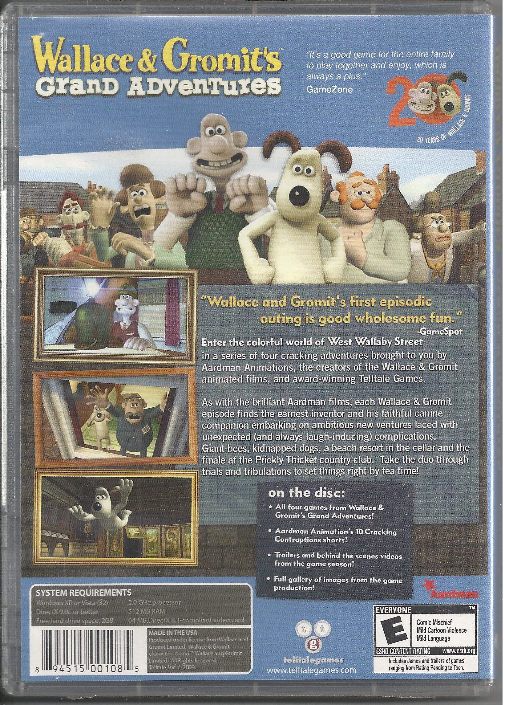 Wallace & Gromit's Grand Adventure - PC