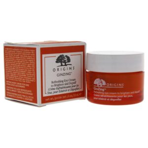 origins ginzing refreshing eye cream to brighten and depuff for unisex - 0.5 oz eye cream, 0.5 ounce,i0080521