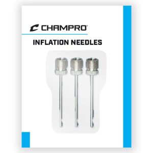 champro inflation needles, 3 card, silver