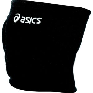 asics jr. ace low profile knee pad, black