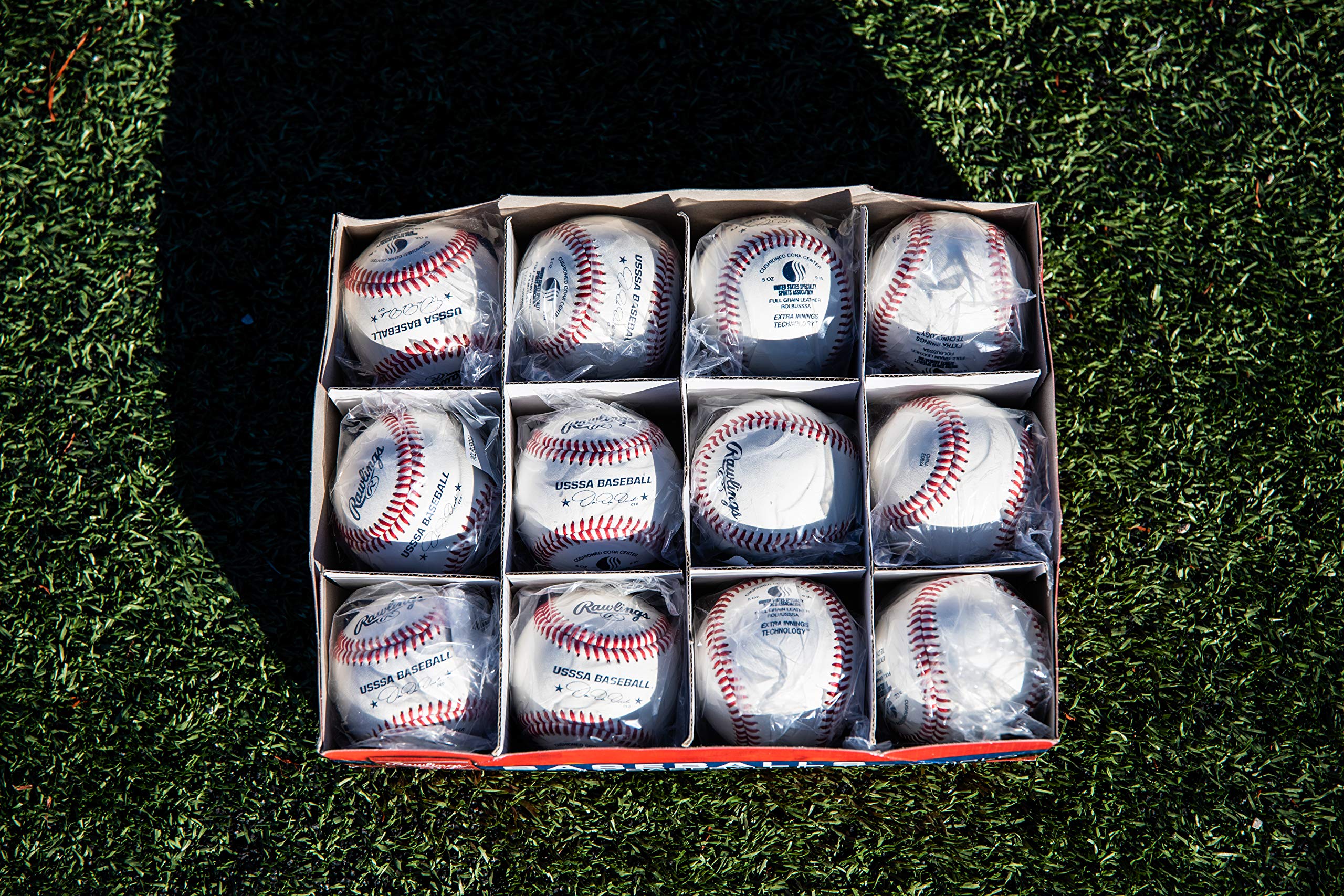 Rawlings | USSSA Baseballs | Tournament Grade | ROLBUSSSA | Youth/14U | 12 Count