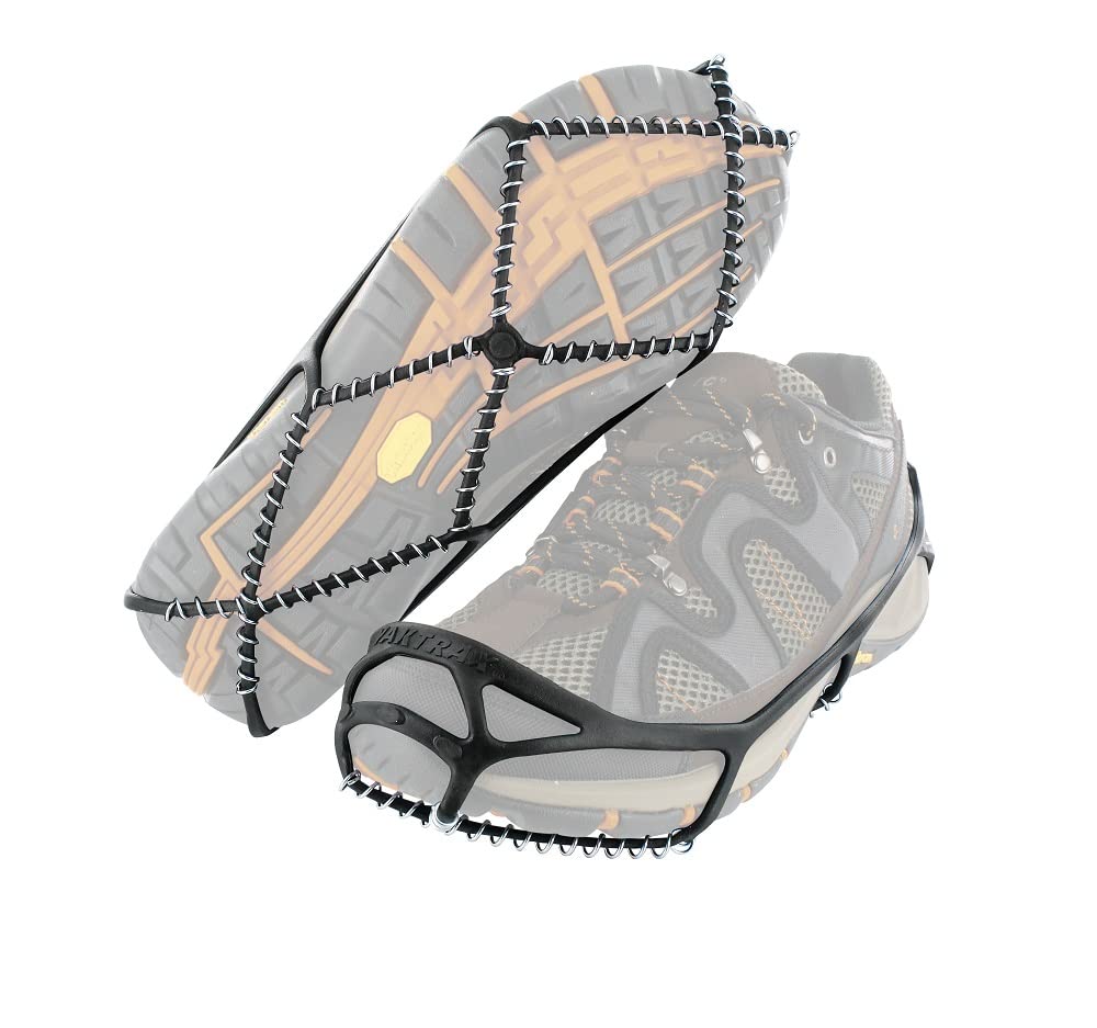 YakTrax Men's Yaktrax Walker Winter Traction Device Black X Small, Black, X-Small EU Shoe Size 34-37 UK