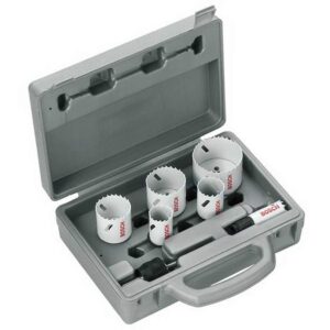 Bosch 2608584670 HSS Bi-Metal Progressor Hole Saw Kit, Blue, Pack of 9