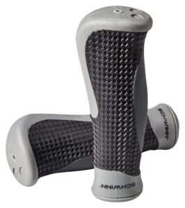 schwinn ergonomic tri-layer gel comfort bicycle grip, black small