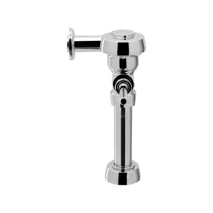 Sloan Royal 111 Exposed Manual Water Closet Flushometer, 1.28 GPF Manual Flush Valve - Single Flush Non-Hold-Open Handle, Fixture Connection Top Spud, Polished Chrome Finish, 3910168