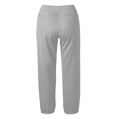 Mizuno Select Non-Belted Low Rise Fastpitch Pant (Medium, Grey)