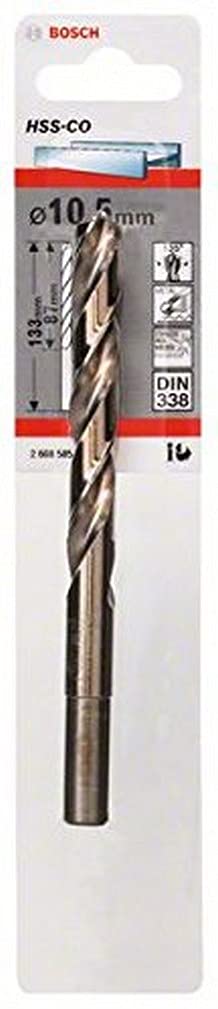 Bosch 2608585866 Metal Drill Bit Hss-Co 10, 5mmx3.43In