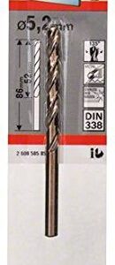 Bosch 2608585853 Metal Drill Bit Hss-Co 5, 2mmx52mmx3.39In