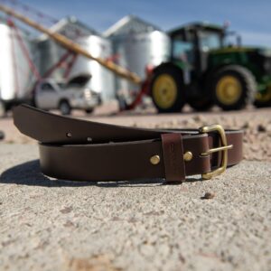 Carhartt Regular Men's Casual Belts, Available in Multiple Styles, Colors & Sizes, Bridle Leather Classic Buckle (Brown), 36