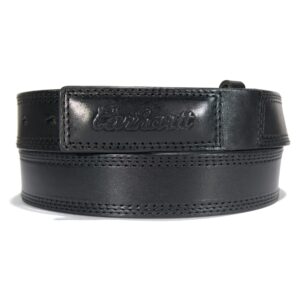 carhartt men's big & tall casual, available in multiple styles, colors & sizes, bridle leather scratchless belt (black), 38