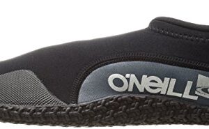 O'Neill Wetsuits Men's Reactor Reef Boot, Black/Coal, 9