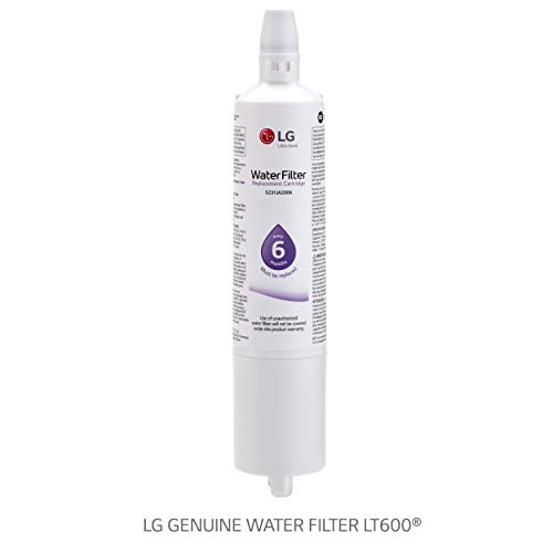 LG LT600P - 6 Month / 300 Gallon Capacity Replacement Refrigerator Water Filter (NSF42 and NSF53 5231JA2006A, 5231JA2006B, 5231JA2006F, or 5231JA2006F , White