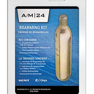 Onyx C02 Auto Manual PFD Rearming Kit, Metal Cartridge, 24 grams