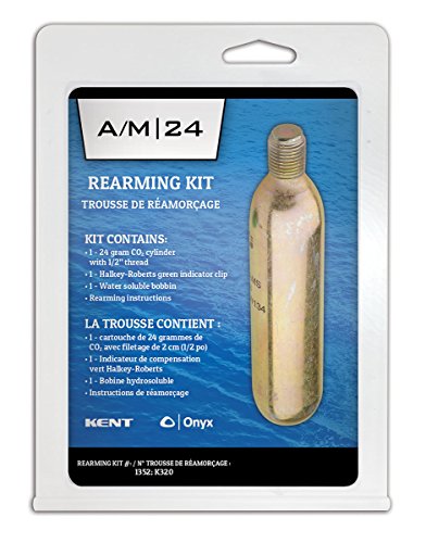 Onyx C02 Auto Manual PFD Rearming Kit, Metal Cartridge, 24 grams