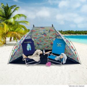 RIO Brands Beach Portable Sun Shelter, Blue, Large