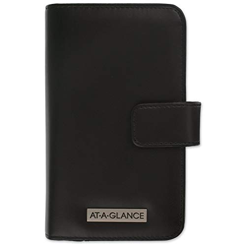 AT-A-GLANCE Day Runner Windsor Undated Refillable Planner, Slim Profile Starter Set, 3-1/4" x 6-3/8", Size 2, Black (103-1599)